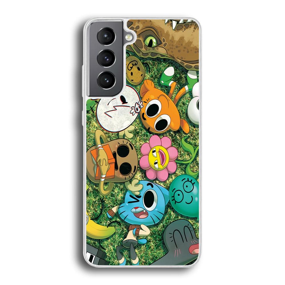 Gumball Take a Rest on Grass Samsung Galaxy S21 Case-Oxvistore