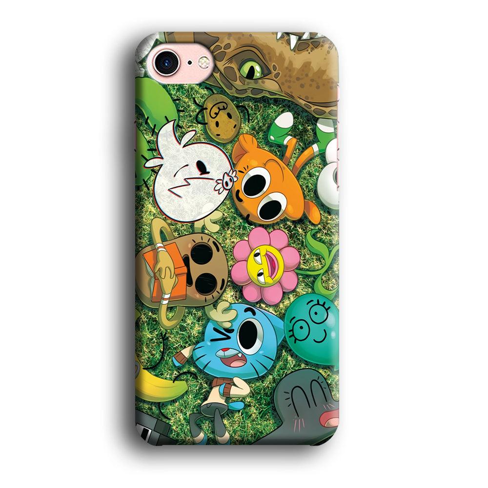 Gumball Take a Rest on Grass iPhone 8 Case-Oxvistore