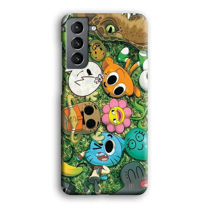 Gumball Take a Rest on Grass Samsung Galaxy S21 Case-Oxvistore