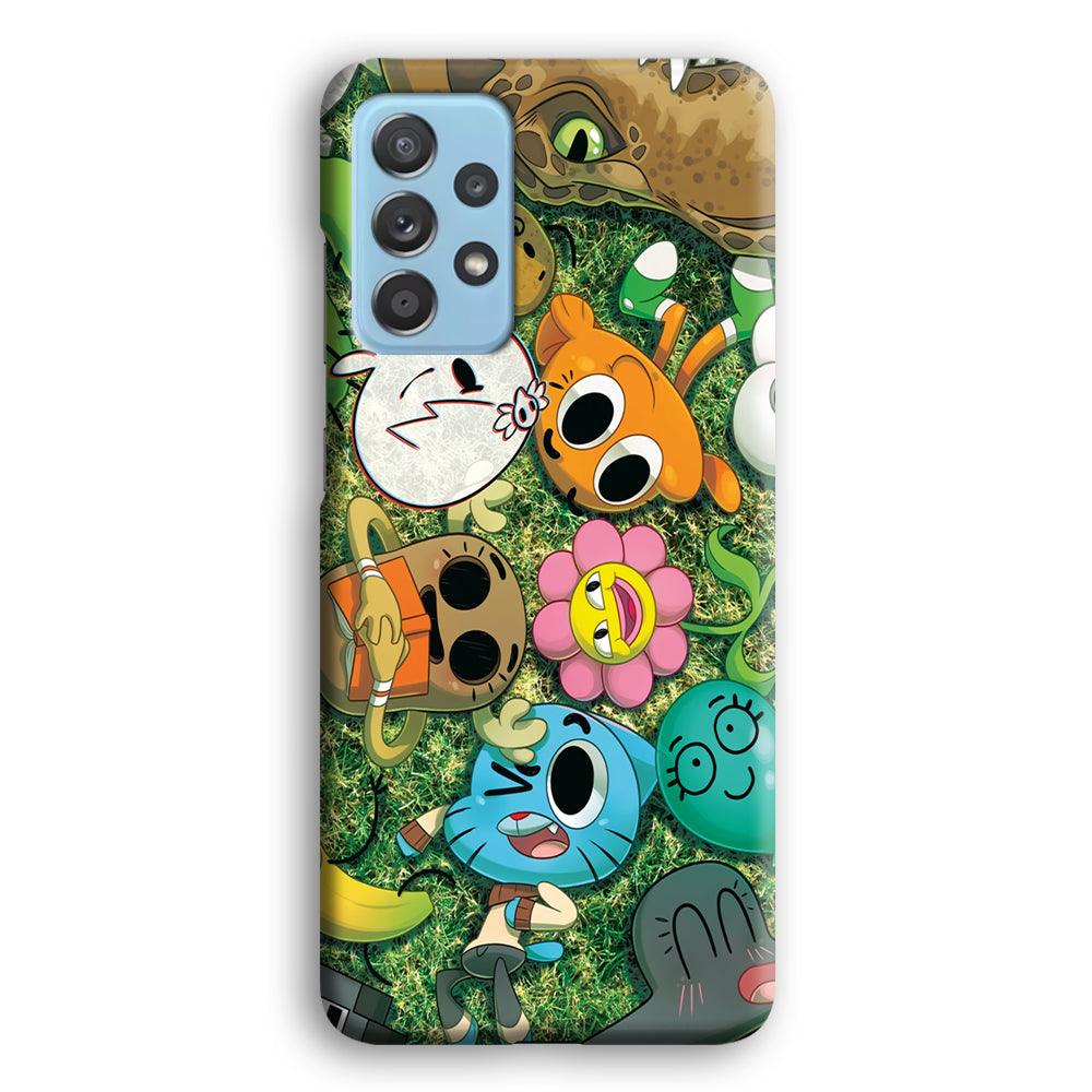 Gumball Take a Rest on Grass Samsung Galaxy A52 Case-Oxvistore