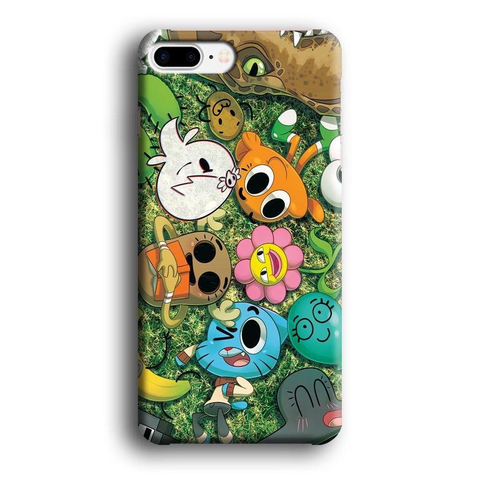 Gumball Take a Rest on Grass iPhone 8 Plus Case-Oxvistore