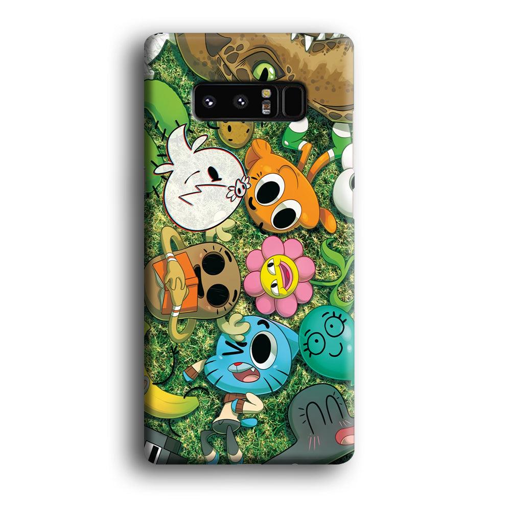 Gumball Take a Rest on Grass Samsung Galaxy Note 8 Case-Oxvistore