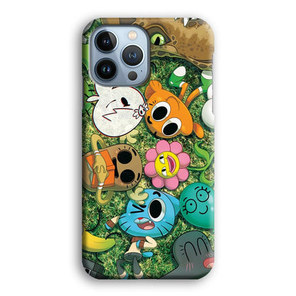 Gumball Take a Rest on Grass iPhone 15 Pro Case-Oxvistore