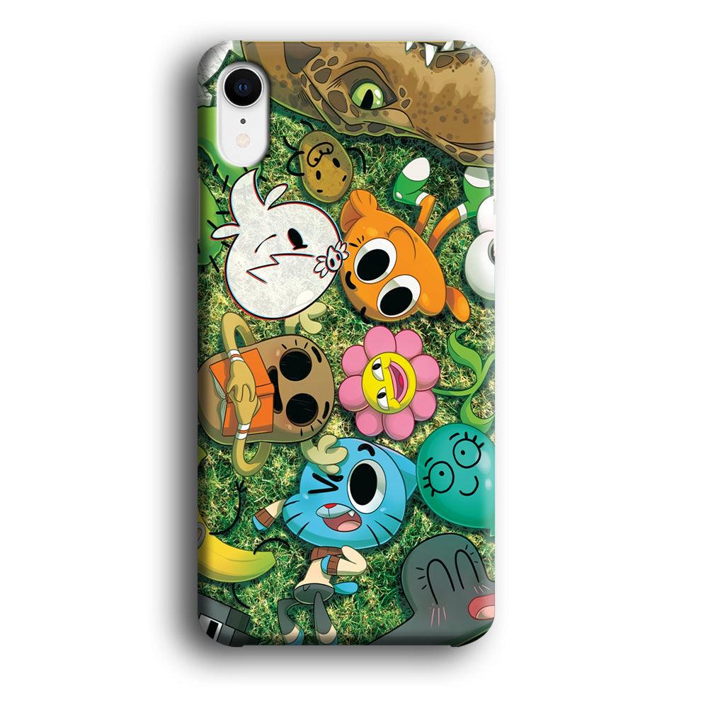 Gumball Take a Rest on Grass iPhone XR Case-Oxvistore