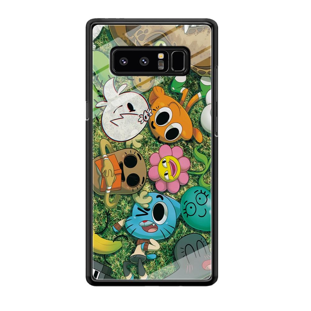 Gumball Take a Rest on Grass Samsung Galaxy Note 8 Case-Oxvistore