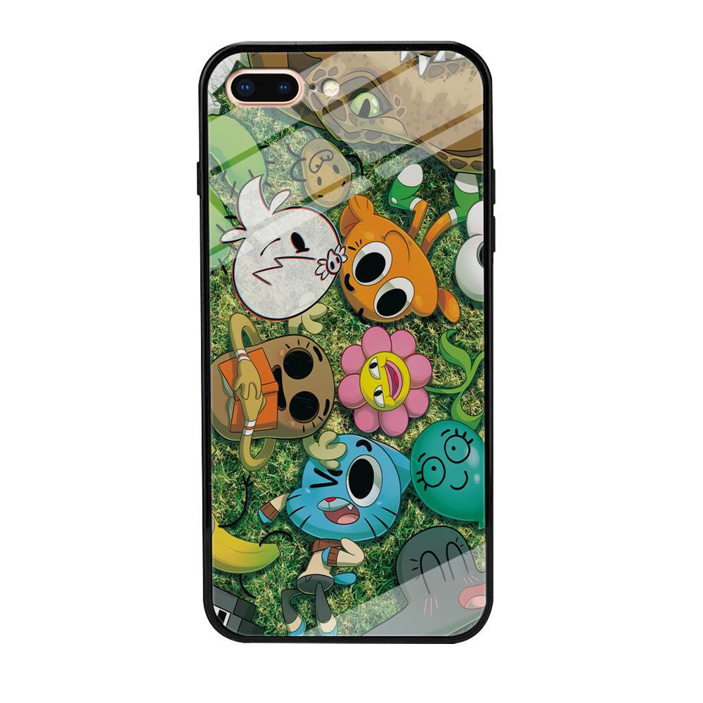 Gumball Take a Rest on Grass iPhone 8 Plus Case-Oxvistore