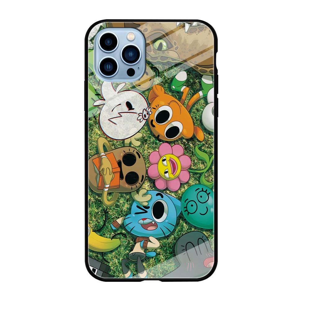 Gumball Take a Rest on Grass iPhone 12 Pro Max Case-Oxvistore