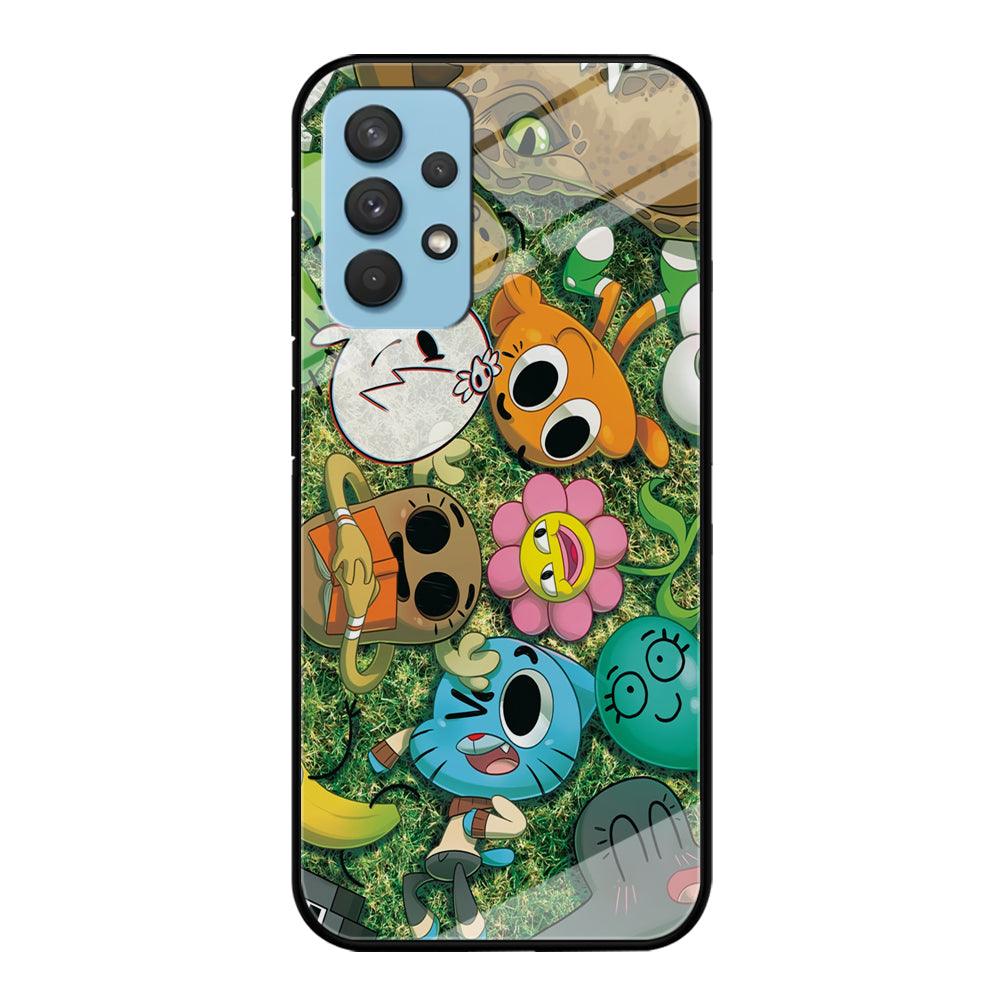 Gumball Take a Rest on Grass Samsung Galaxy A32 Case-Oxvistore