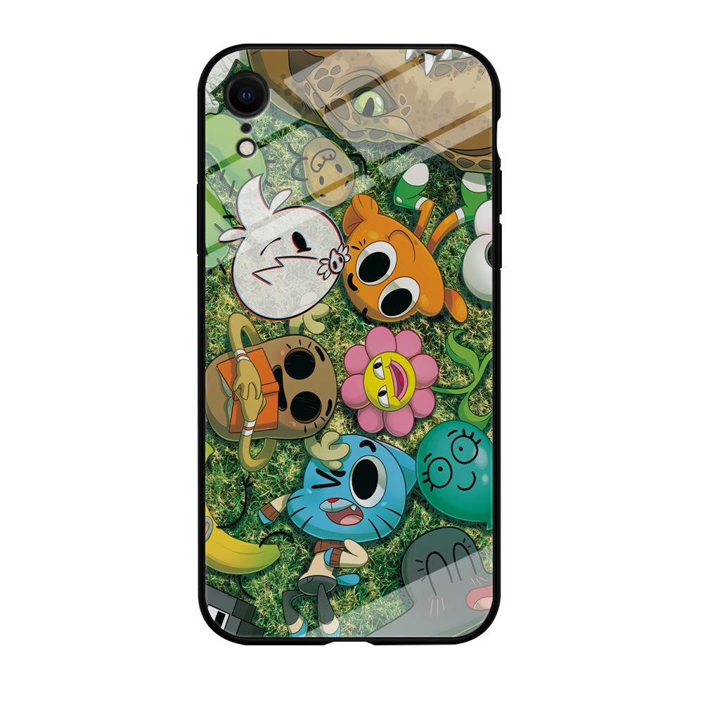 Gumball Take a Rest on Grass iPhone XR Case-Oxvistore