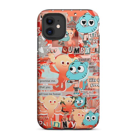 Gumball and Penny Aesthetic 2 in 1 Tough Phone Case