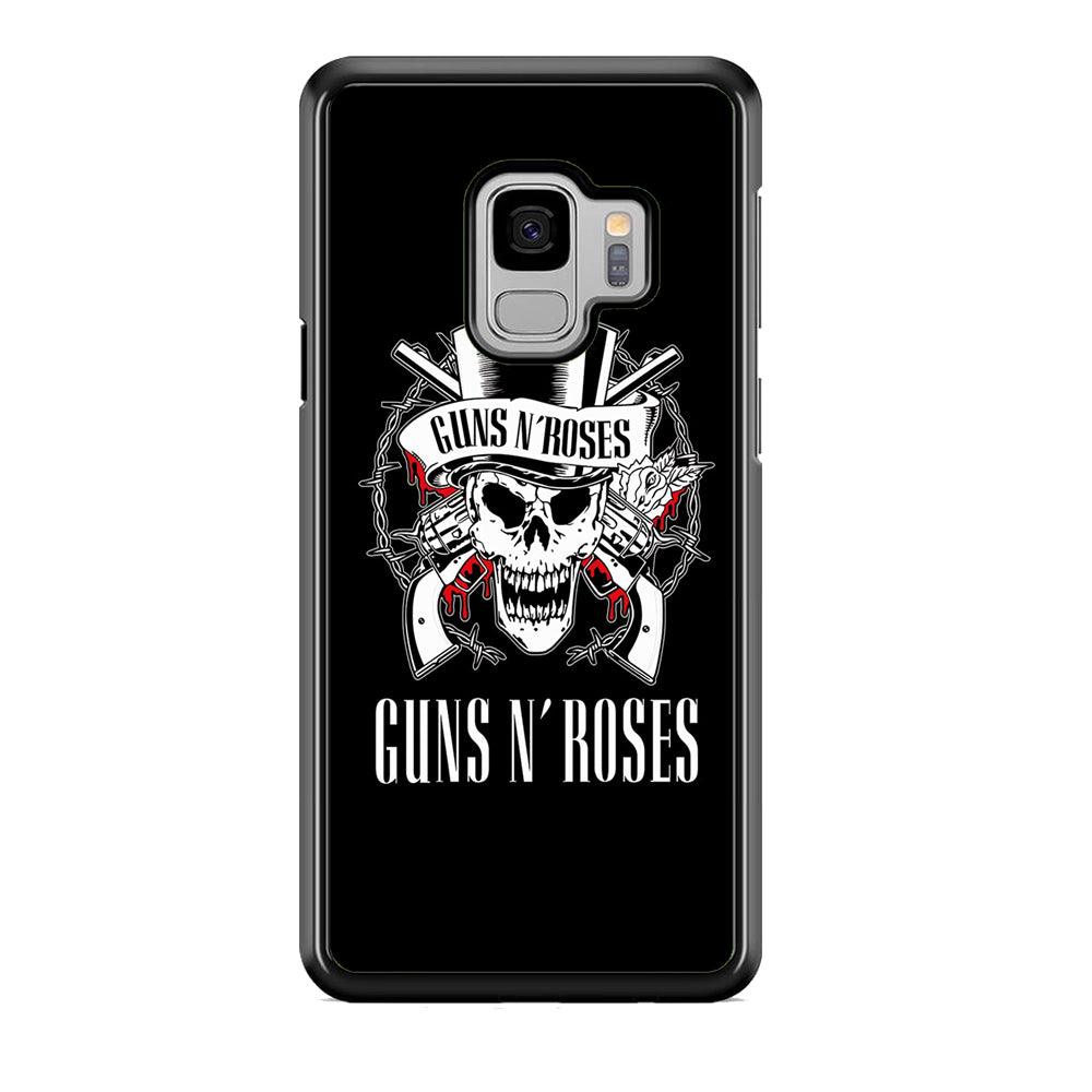 Gun N Roses White Skull Samsung Galaxy S9 Case-Oxvistore