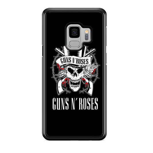 Gun N Roses White Skull Samsung Galaxy S9 Case-Oxvistore