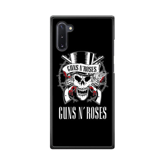 Gun N Roses White Skull Samsung Galaxy Note 10 Case-3D Case-Oxvistore