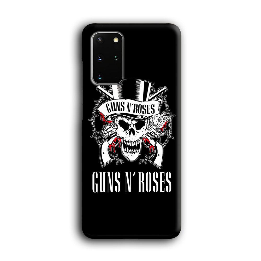 Gun N Roses White Skull Samsung Galaxy S20 Plus Case-Oxvistore