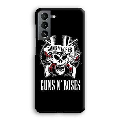 Gun N Roses White Skull Samsung Galaxy S21 Plus Case-Oxvistore