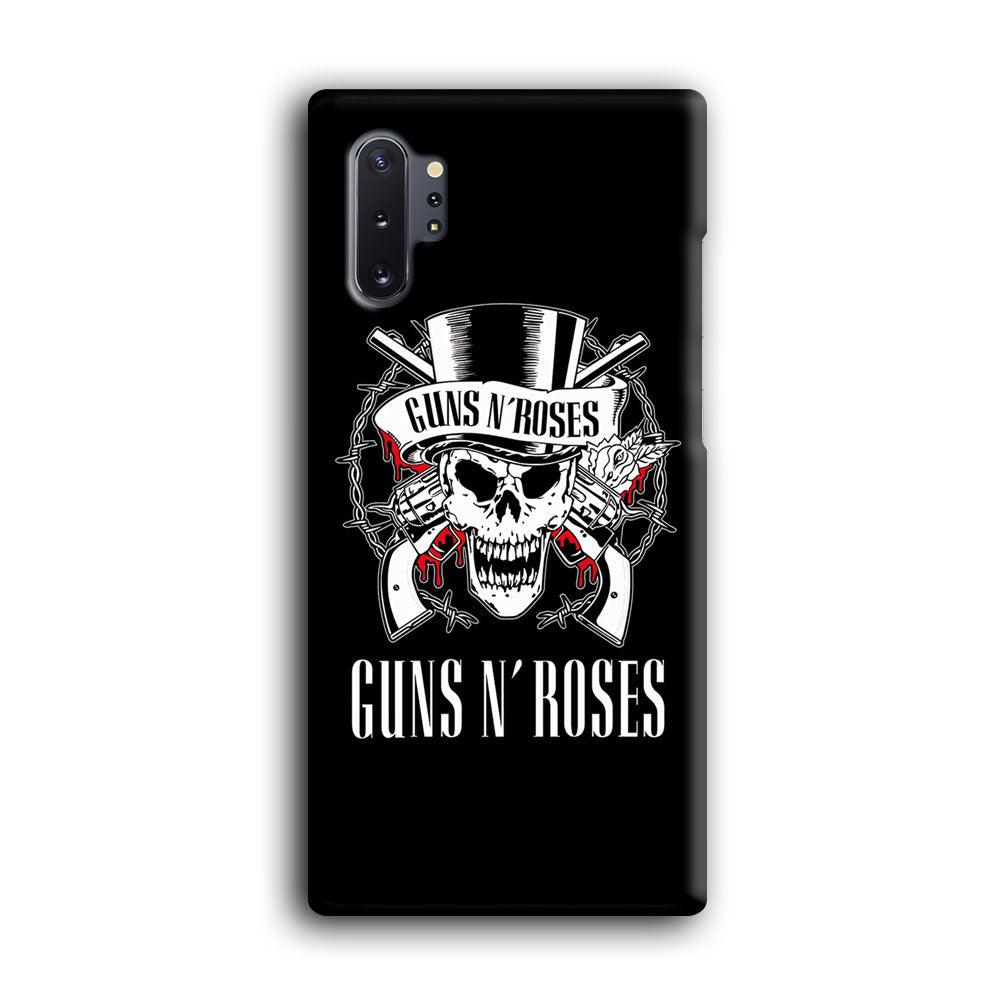 Gun N Roses White Skull Samsung Galaxy Note 10 Plus Case-Oxvistore