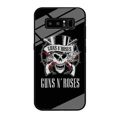 Gun N Roses White Skull Samsung Galaxy Note 8 Case-Oxvistore