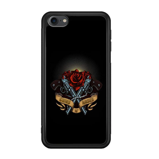 Gun's N Roses Lambency of Passion iPod Touch 6 Case-Rubber Black (2D Case)-Oxvistore