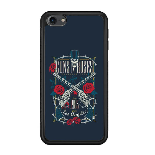 Gun's N Roses Paradise City iPod Touch 6 Case-Rubber Black (2D Case)-Oxvistore