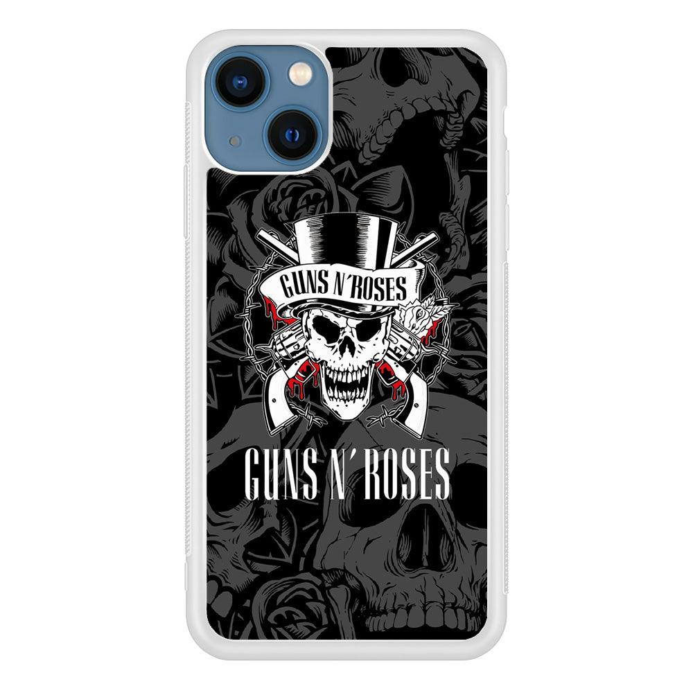 Gun's N Roses Pile of Skulls iPhone 13 Case-Oxvistore