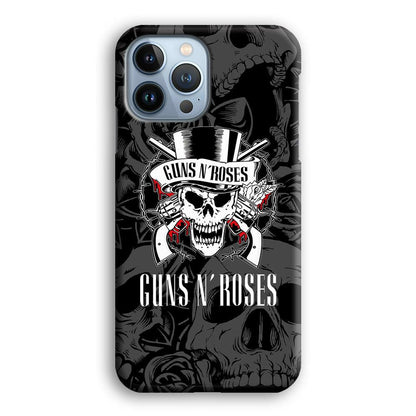 Gun's N Roses Pile of Skulls iPhone 15 Pro Case-Oxvistore