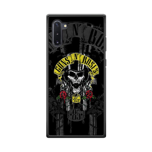 Gun's N Roses The 85 Chance Samsung Galaxy Note 10 Case-Rubber Black (2D Case)-Oxvistore