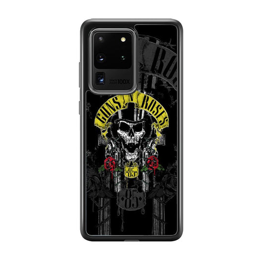 Gun's N Roses The 85 Chance Samsung Galaxy S20 Ultra Case-Rubber Black (2D Case)-Oxvistore