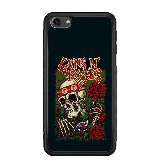 Gun's N Roses The Portland Show iPod Touch 6 Case-Rubber Black (2D Case)-Oxvistore