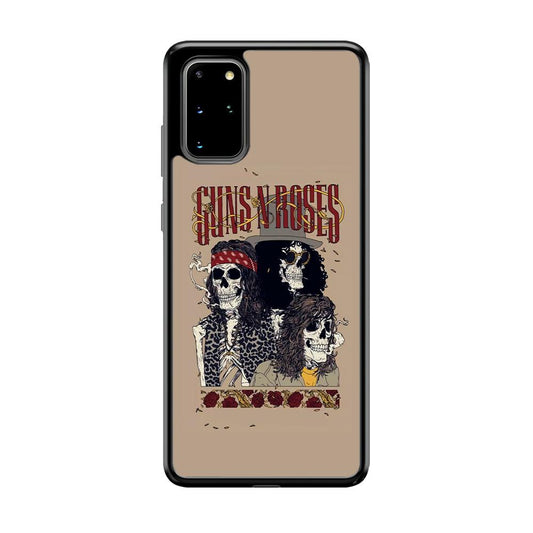 Gun's N Roses To The Nation Concert Samsung Galaxy S20 Plus Case-Rubber Black (2D Case)-Oxvistore