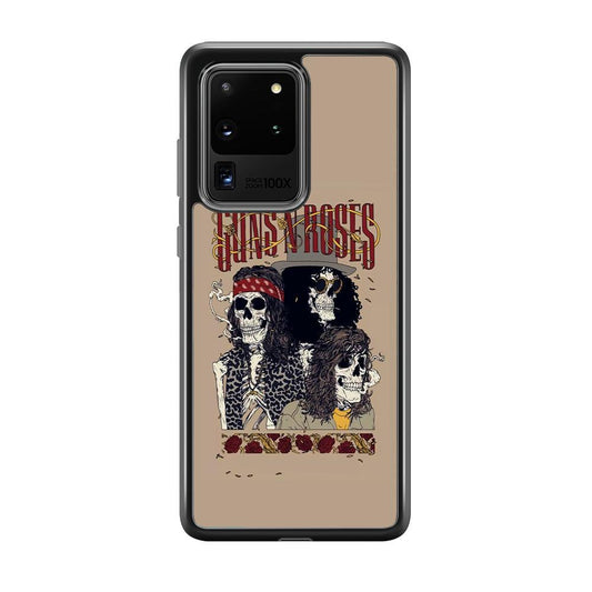 Gun's N Roses To The Nation Concert Samsung Galaxy S20 Ultra Case-Rubber Black (2D Case)-Oxvistore