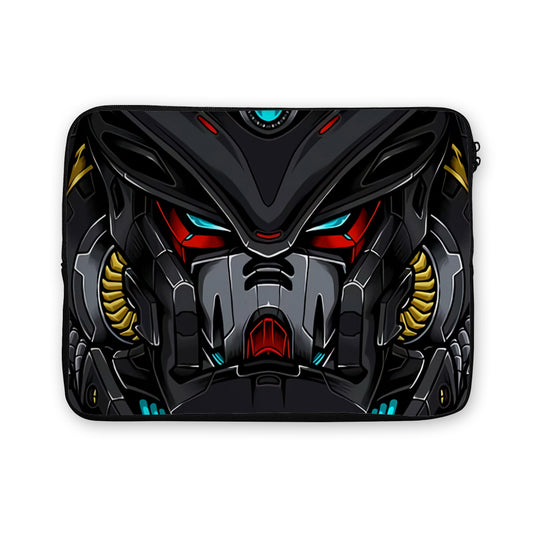 Gundam Head Black Laptop Sleeve Protective Cover