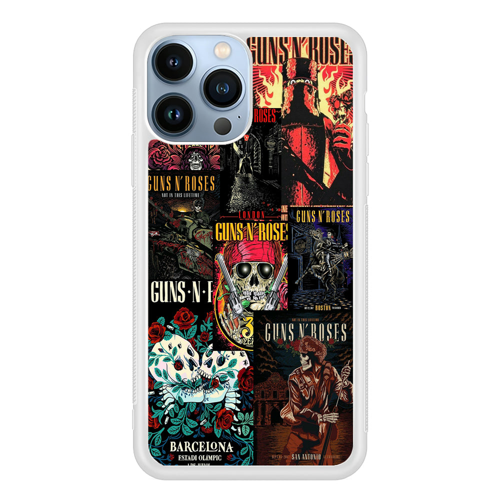 Guns N Roses Album Covers 2D Rubber Phone Case