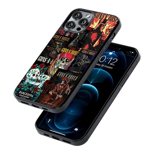 Guns N Roses Album Covers 2D Rubber Phone Case