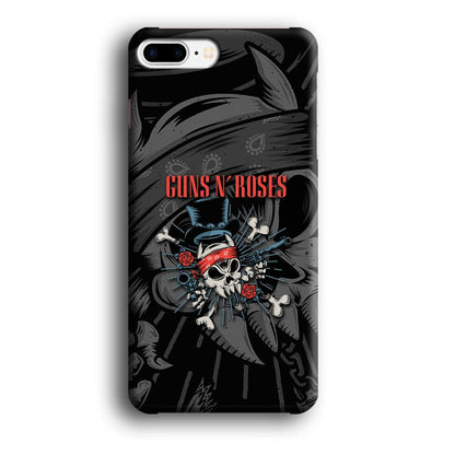 Guns N Roses Red Headkerchief iPhone 8 Plus Case-Oxvistore