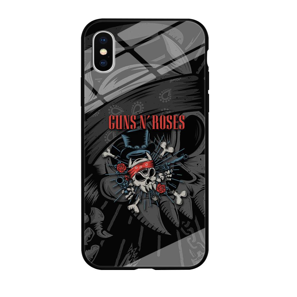 Guns N Roses Red Headkerchief iPhone X Case-Oxvistore