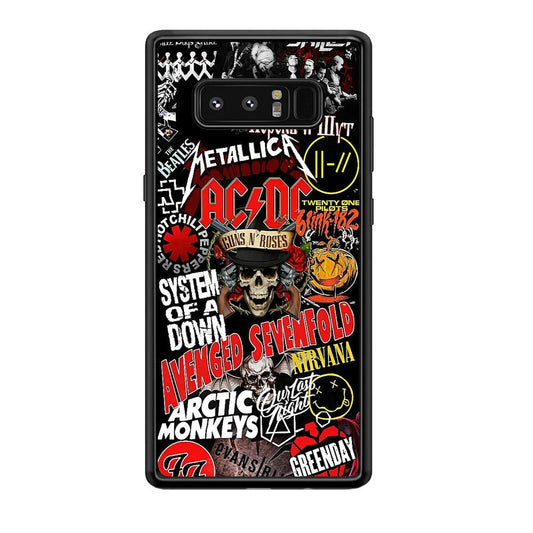 Guns N Roses Rock Star Assembly Point Samsung Galaxy Note 8 Case-Oxvistore