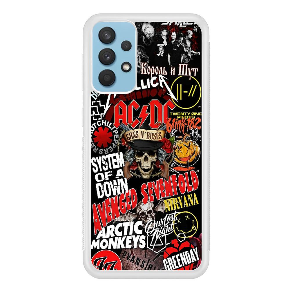 Guns N Roses Rock Star Assembly Point Samsung Galaxy A32 Case-Oxvistore