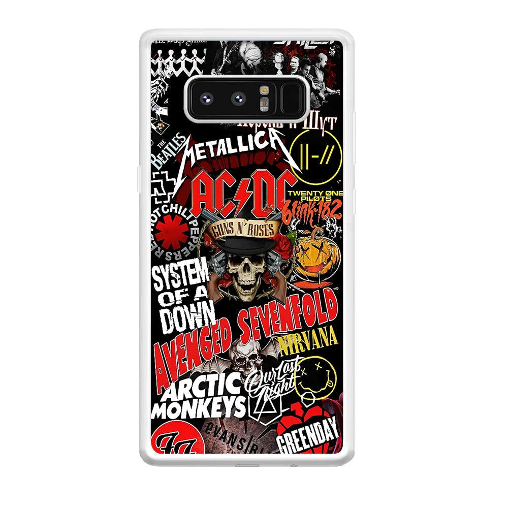 Guns N Roses Rock Star Assembly Point Samsung Galaxy Note 8 Case-Oxvistore