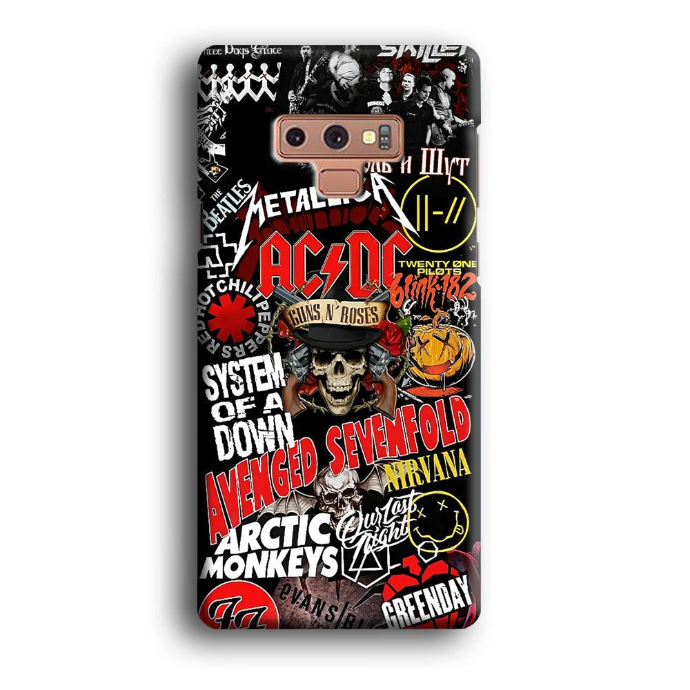 Guns N Roses Rock Star Assembly Point Samsung Galaxy Note 9 Case-Oxvistore