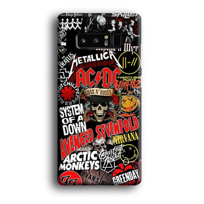 Guns N Roses Rock Star Assembly Point Samsung Galaxy Note 8 Case-Oxvistore