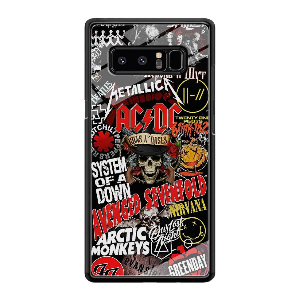 Guns N Roses Rock Star Assembly Point Samsung Galaxy Note 8 Case-Oxvistore