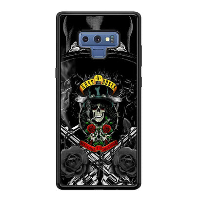 Guns N Roses Smiling Smoker Skull Samsung Galaxy Note 9 Case-Oxvistore