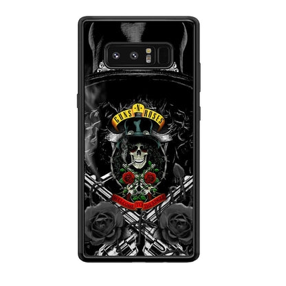 Guns N Roses Smiling Smoker Skull Samsung Galaxy Note 8 Case-Oxvistore