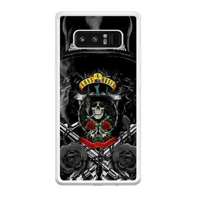 Guns N Roses Smiling Smoker Skull Samsung Galaxy Note 8 Case-Oxvistore