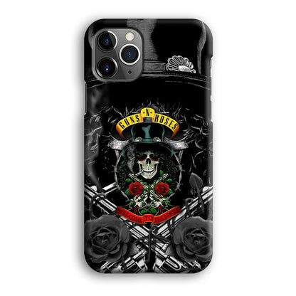 Guns N Roses Smiling Smoker Skull iPhone 12 Pro Max Case-Oxvistore