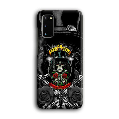 Guns N Roses Smiling Smoker Skull Samsung Galaxy S20 Case-Oxvistore