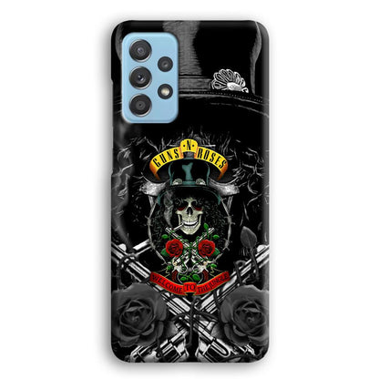 Guns N Roses Smiling Smoker Skull Samsung Galaxy A52 Case-Oxvistore