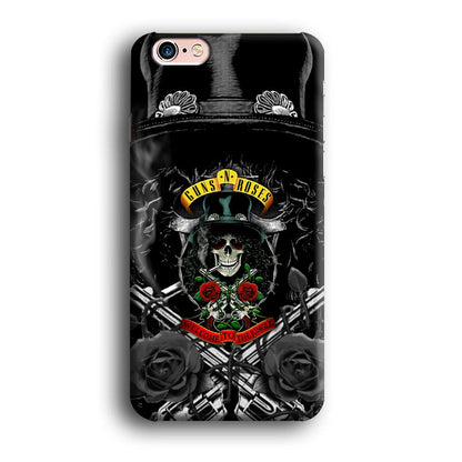 Guns N Roses Smiling Smoker Skull iPhone 6 Plus | 6s Plus Case-Oxvistore