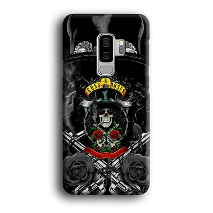 Guns N Roses Smiling Smoker Skull Samsung Galaxy S9 Plus Case-Oxvistore