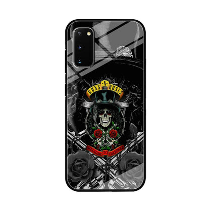 Guns N Roses Smiling Smoker Skull Samsung Galaxy S20 Case-Oxvistore